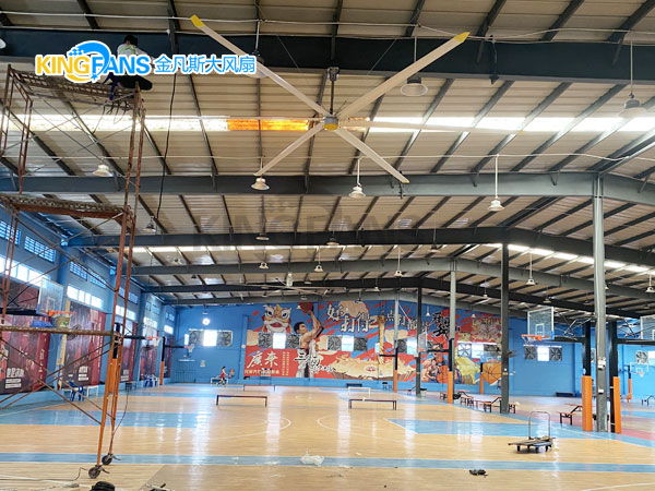 廣州籃球館通風降溫案例